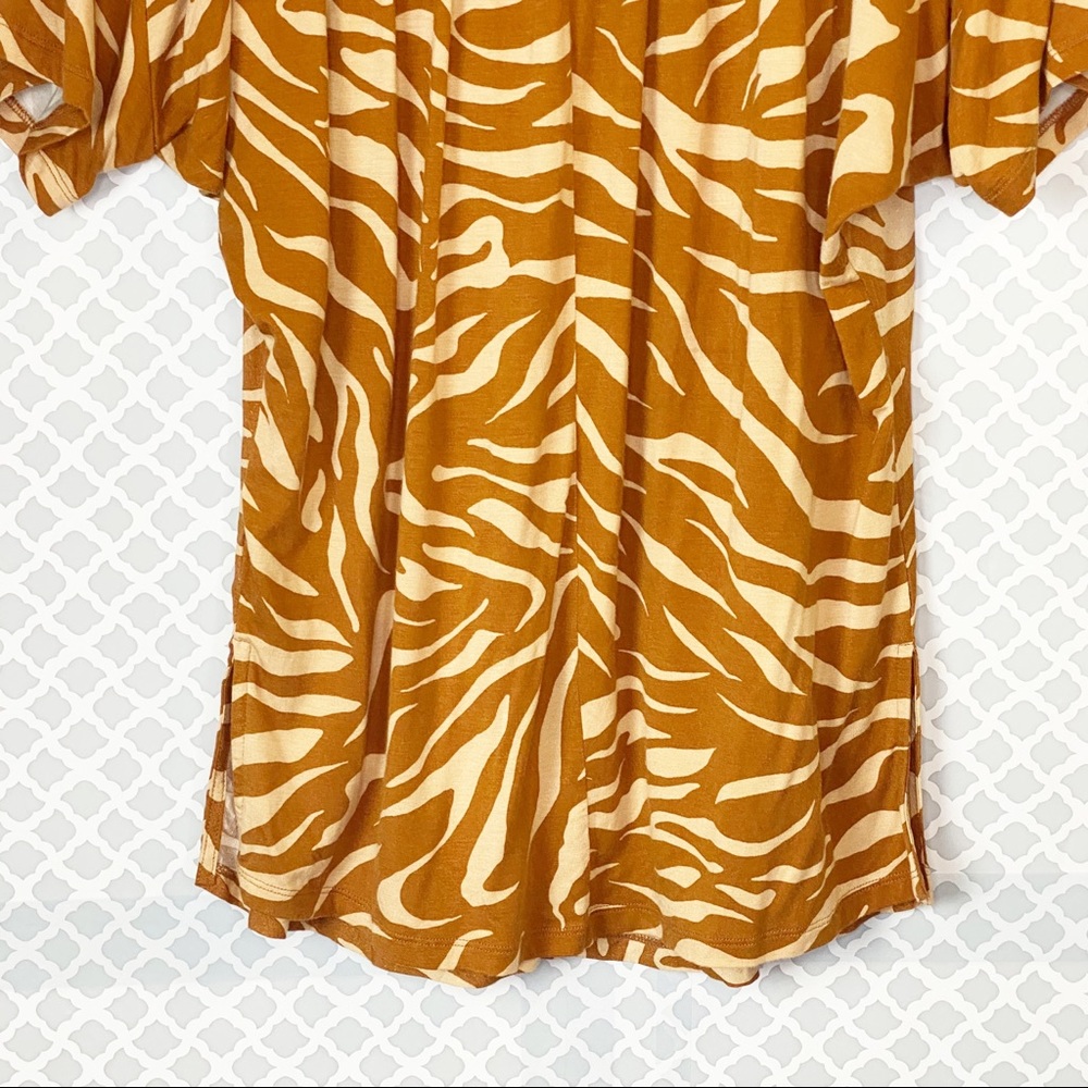 EUC Anthro Maeve Printed Windham Tunic in Cedar - Picture 10 of 12